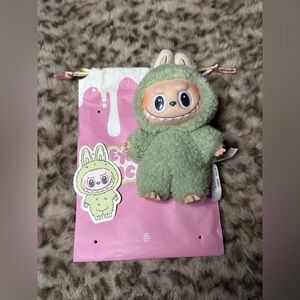 Authentic POP MART Exciting Macaroon Green Grape Labubu